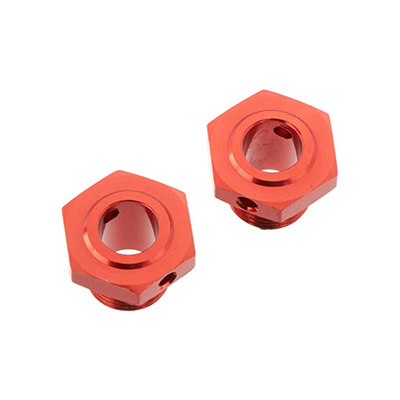 [�˾���ũ] ARAC9413 [ARRMA] AR310447 Wheel Hex Aluminum 17mm/13.6mm Red (2)