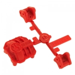 [Axial] AX31384 AR44 Differential Cover/Link Mounts Red
