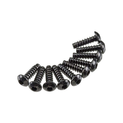 [˾ũ] AXIC0121 [Axial] AXA435 Hex Tap Button Head M3x10mm Black (10)