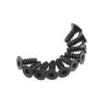 [Axial] AXA464 Hex Socket Tap Flat Head M3x8mm Black (10)
