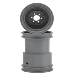 [jconcepts] Tribute 2.6 x 3.6 Monster Truck Wheel, Silver (2)