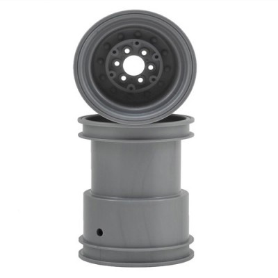 [�˾���ũ] JCO3377S [jconcepts] Tribute 2.6 x 3.6 Monster Truck Wheel, Silver (2)