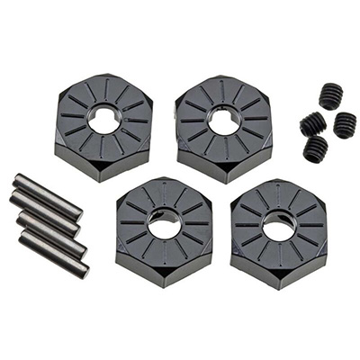 [˾ũ] AXIC3042 [Axial] AX30427 Aluminum Hub Narrow 12mm Black (4)