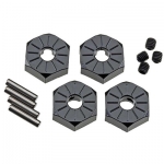 [Axial] AX30427 Aluminum Hub Narrow 12mm Black (4)
