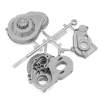 [Axial] AX31531 LCX Transmission Case Silver