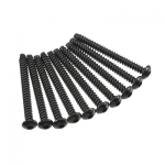 [Axial] AXA441 Hex Tap Button Head M3x30mm Black (10)