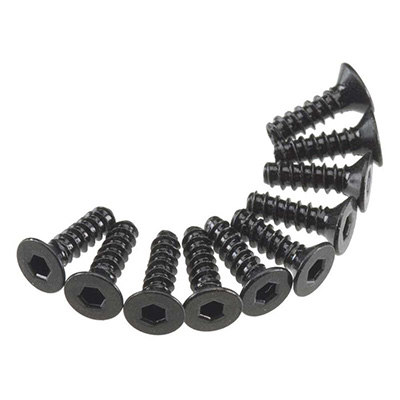 [�˾���ũ] AXIC0128 [Axial] AXA465 Hex Socket Tap Flat Head M3x10mm Black (10)