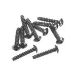 [Axial] AXA0437 Hex Sckt Tapping Button Hd M3x15mm Blk(10)