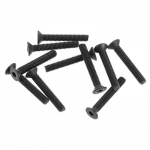 [Axial] AXA149 Hex Socket Flat Head M3x20mm Black (10)