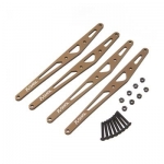 [Axial] AX31264 Lower Link Plate Set Aluminum Yeti XL (4)