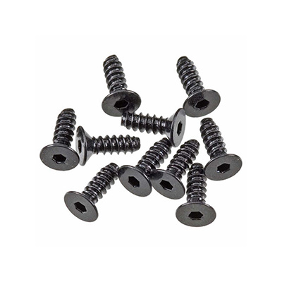 [˾ũ] AXIC0008 [Axial] AXA0413 Hex Sckt Tapping Flat Hd M2.6x8mm Blk(10)