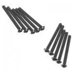 [Axial] AXA121 Hex Socket Button Head M3x30mm Black (10)