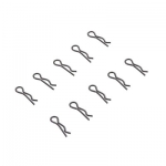 [Axial] AX31374 3mm Body Clip Black (10)