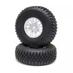 [TEAM LOSI] BFG KM3, Front, Rear 2.2/3.0 Premounted ,12mm (2): RZR Rey