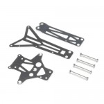 [TEAM LOSI] Top Chassis Brace and Standoffs, Front/Rear: RZR Rey