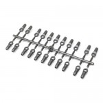 [Axial] AXI234036 M4 Straight Rod End: 1/10 SCX10 PRO Comp Scaler