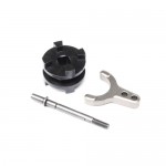 [Axial] AXI232080 Underdrive Shaft, Fork & Slider: 1/10 SCX10 PRO Comp Scaler
