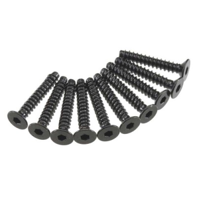�˾���ũ AXIC0130 [Axial] AXA468 Hex Socket Tap Flat Head M3x18mm Black (10)