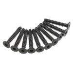 [Axial] AXA468 Hex Socket Tap Flat Head M3x18mm Black (10)