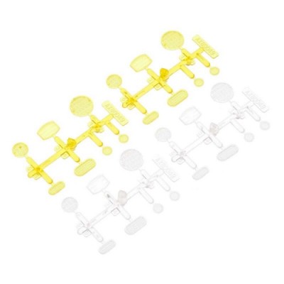 �˾���ũ AXIC4258 [Axial] AX80049 LED Lens Set Yellow/Clear (4)