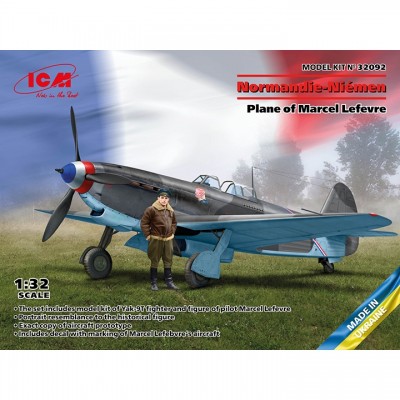 [˾ũ] BICM32092 [ICM] BICM32092 1/32 Yak-9T with Marcel Lefevre figure Normandie-Niemen