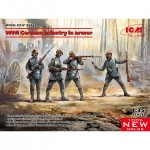 [ICM] BICM35722 1/35 WWI German Infantry in rmor