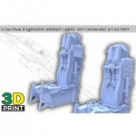 [�����-�𿡳��Ͽ콺] EE32004 1/32 ACE II Ejection Seat Set(A Type) for F-16D Twin Seat