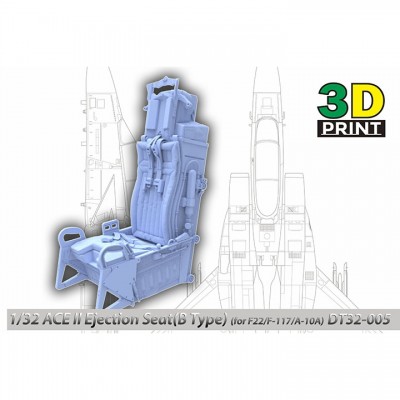[�˾���ũ] EE32005 [�����-�𿡳��Ͽ콺] EE32005 1/32 ACE II Ejection Seat (B Type) for F-15/F-22/F-117/A-10A
