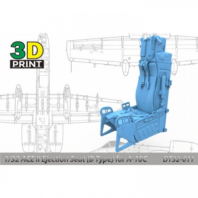 [�˾���ũ] EE32011 [�����-�𿡳��Ͽ콺] EE32011 1/32 ACE II Ejection Seat (B Type) for A-10C