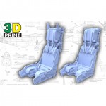 [�����-�𿡳��Ͽ콺] EE48020 1/48 MB F-14D SJU-17A seat set(2EA) for F-14D Tomcat