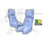 [�����-�𿡳��Ͽ콺] EE48022 1/48 MB F/A-18 Mk.14 NACES (Late ver) (2EA) seat for F/A-18 Series