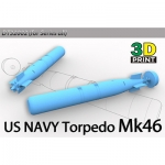 [�����-�𿡳��Ͽ콺] EE32002 1/32 US Navy Mk.46 Topedo set (2EA)
