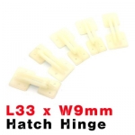 [HY] Hatch Hinge L33 x W9mm [5pcs]