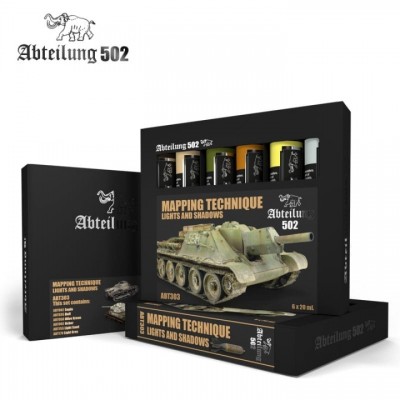 [�˾���ũ] CABT303 [AK interactive] CABT303 MAPPING TECHNIQUE LIGHTS AND SHADOWS SET