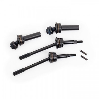 [˾ũ] AX9052R [Traxxas] AX9052R Driveshafts,rear,extreme heavy duty,steel-spline constant-velocity with 6mm stub axles(complete assembly)(2)
