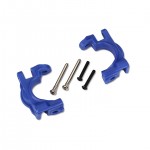 [Traxxas] AX9032X Caster blocks (c-hubs),extreme heavy duty, blue (left & right)/ 3x32mm hinge pins (2)/ 3x20mm BCS (2)