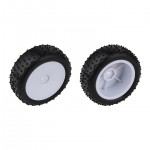 [TEAM ASSOCIATED] AA21595 Reflex 14 Mini Pin Tires, Narrow Wheels, mounted, white