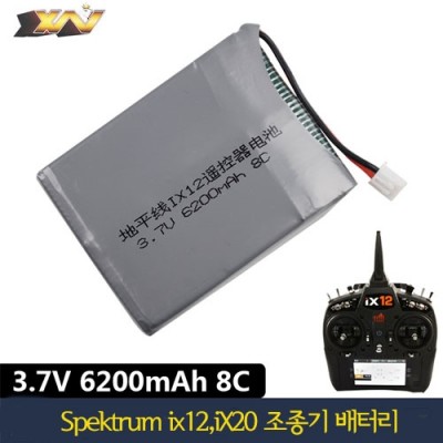 [�˾���ũ] 1S-6200-8C [XN] 3.7V 6200mAh 8C (Spektrum iX12 IX20 ������ ���͸�)