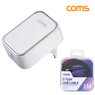 [˾ũ]  [Coms] 30W PD   (30W / USB PD) + USB Type C PD ̺  Ʈ