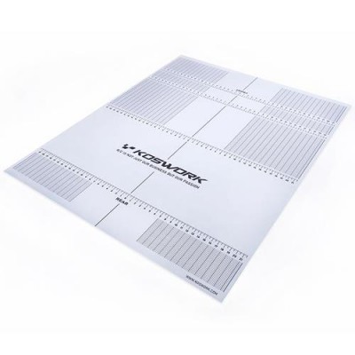 [˾ũ] KOS18009 [KOSWORK] 445X560MM PLASTIC DECAL (FOR 1/8 BUGGY, ON-ROAD CAR & TRUGGY CAR SETUP BOARD)