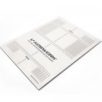 [KOSWORK] 1/10 Sedan/Touring On-Road Car Extra Lightweight Pit Setup Board Set 300x400mm (w/Plastic Decal)