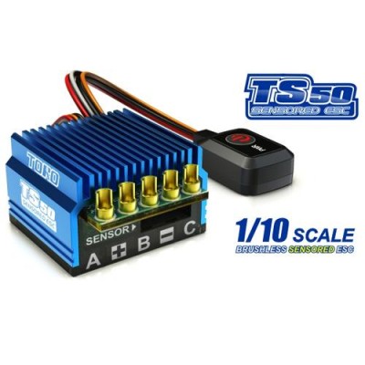 [�˾���ũ] SK-300060-01 [SKY RC] SK-300060-01 - Toro TS 50A Sensored ESC (8.5�� �̻�, ���ڽ���ġ, ������ Ÿ��)