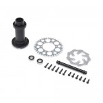 [TEAM LOSI] Complete Rear Hub Assembly: Promoto-MX