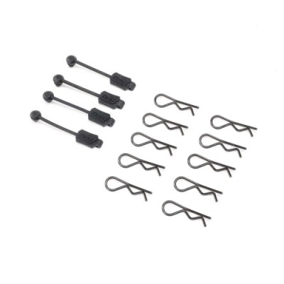 [�˾���ũ] LOS266000 [TEAM LOSI] Body Clip (10) & Leash (4): Promoto-MX