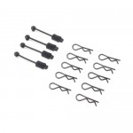 [TEAM LOSI] Body Clip (10) & Leash (4): Promoto-MX