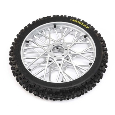 [�˾���ũ] LOS46006 [TEAM LOSI] Dunlop MX53 Front Tire Mounted, Chrome: PM-MX