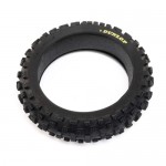 [TEAM LOSI] Dunlop MX53 Rear Tire with Foam, 60 Shore: Promoto-MX