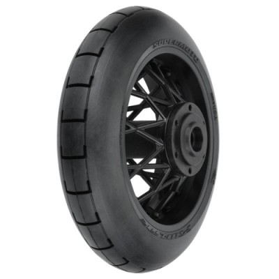 �˾���ũ PRO1022310 [PROLINE-RACING] 10223-10 1/4 Supermoto S3 Motorcycle Rear Tire MTD Black (1): PROMOTO-MX