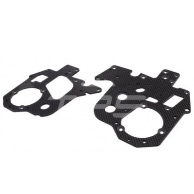 [�˾���ũ] LOS361000 [TEAM LOSI] Carbon Chassis Plate Set: Promoto-MX