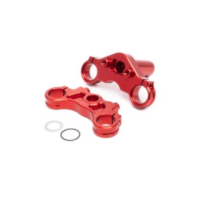 [�˾���ũ] LOS364002 [TEAM LOSI] Aluminum Triple Clamp Set, Red: Promoto-MX